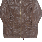 GIN ALEUTI Mens Jacket Brown L