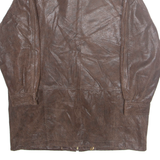 GIN ALEUTI Mens Jacket Brown L