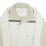 COLUMBIA Mens Jacket Cream Nylon L