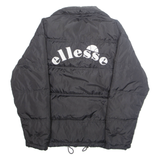 ELLESSE Mens Puffer Coat Black S
