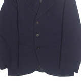 Mens Blazer Jacket Blue M
