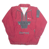 CAT Mens Pullover Jacket Red Nylon L