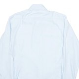 CHEMISERIE FICEY Mens Formal Shirt Blue Long Sleeve M