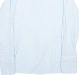 CHEMISERIE FICEY Mens Formal Shirt Blue Long Sleeve M