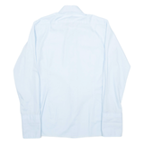 CHEMISERIE FICEY Mens Formal Shirt Blue Long Sleeve M