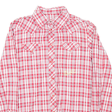 DIESEL Womens Shirt Red Check Long Sleeve L