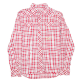 DIESEL Womens Shirt Red Check Long Sleeve L