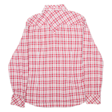 DIESEL Womens Shirt Red Check Long Sleeve L