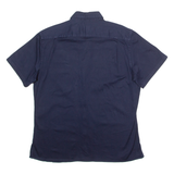DKNY Mens Plain Shirt Blue 90s XL