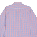 TOMMY HILFIGER Mens Shirt Blue Check Long Sleeve XL