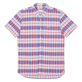 LACOSTE Mens Shirt Red Check S