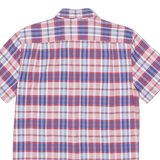 LACOSTE Mens Shirt Red Check S
