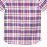 LACOSTE Mens Shirt Red Check S