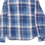 G-STAR RAW Tailor Western Mens Shirt Blue Plaid Long Sleeve S