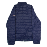 FILA Womens Puffer Jacket Blue UK 14