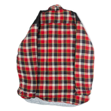 CHALET Mens Lumberjack Jacket Red Flannel Check L
