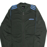 ADIDAS Mens Track Jacket Green S