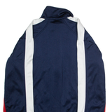 NIKE Mens Track Jacket Blue Colourblock M