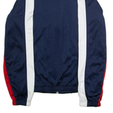 NIKE Mens Track Jacket Blue Colourblock M