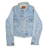 LEVI'S Womens Denim Jacket Blue 90s S