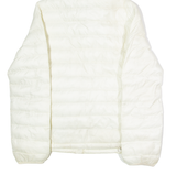 LEVI'S Womens Puffer Jacket Cream Hooded S