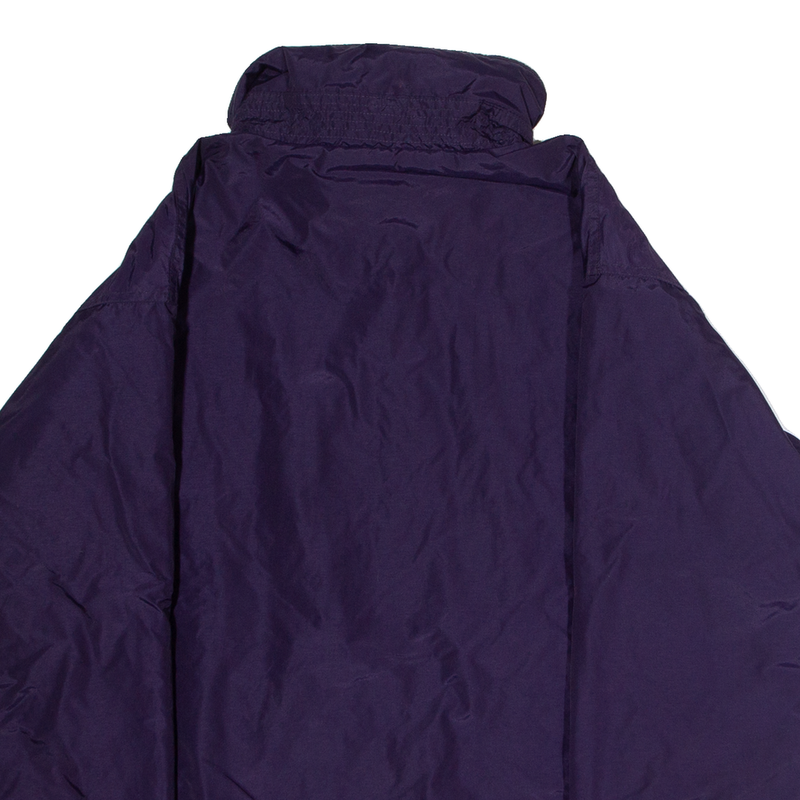 COLUMBIA Fleece Lined Womens Jacket Purple Nylon L