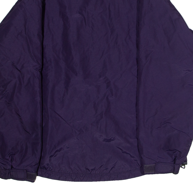 COLUMBIA Fleece Lined Womens Jacket Purple Nylon L