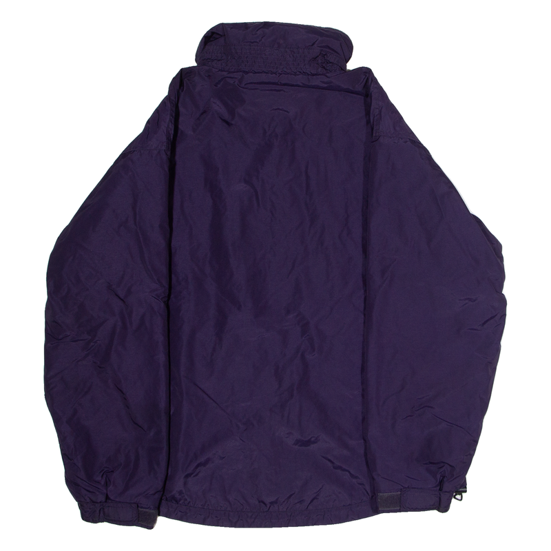 COLUMBIA Fleece Lined Womens Jacket Purple Nylon L