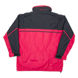 COLUMBIA Mens Ski Coat Red Colourblock XL