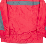 COLUMBIA Mens Ski Coat Red Nylon Hooded M