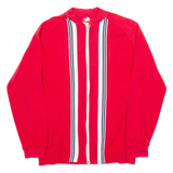 EDLON Womens Track Jacket Red Striped S