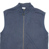 TREND COLLECTION Mens Track Gilet Blue L