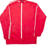 Mens Jacket Red Hooded M