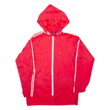 Mens Jacket Red Hooded M