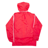 Mens Jacket Red Hooded M