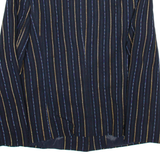 MARCONA Womens Blazer Jacket Blue Wool Striped UK 16