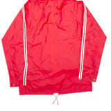 Mens Rain Jacket Red Hooded L