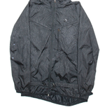 NIKE Womens Rain Coat Black Hooded S