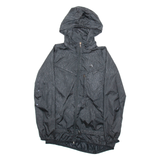 NIKE Womens Rain Coat Black Hooded S