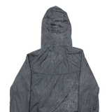 NIKE Womens Rain Coat Black Hooded S