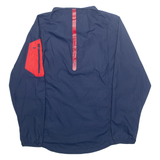 NIKE Mens Pullover Jacket Blue L