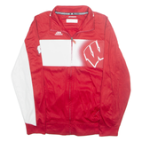 ADIDAS Mens Track Jacket Red M