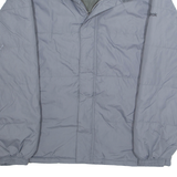 REEBOK Mens Puffer Jacket Grey L