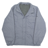 REEBOK Mens Puffer Jacket Grey L