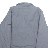 REEBOK Mens Puffer Jacket Grey L