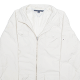 TOMMY HILFIGER Womens Jacket White 2XL