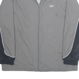 REEBOK Mens Shell Jacket Grey 2XL