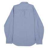 TOMMY HILFIGER New York Fit Mens Shirt Blue Spotted Long Sleeve L