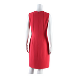 HUGO BOSS Womens Pencil Dress Pink Sleeveless Midi M