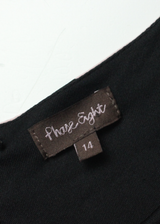 PHASE EIGHT Womens A-Line Dress Pink Viscose Floral Sleeveless Midi UK 14